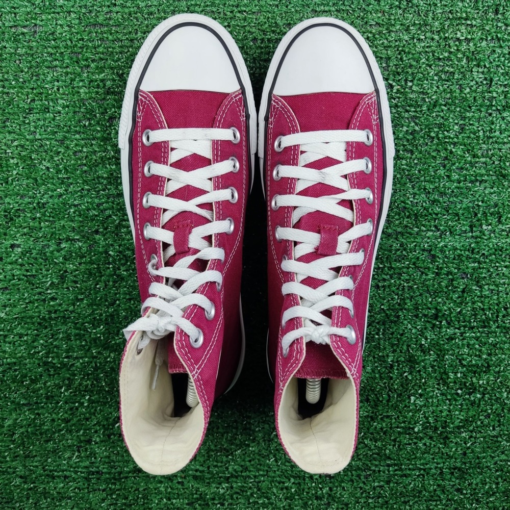 Converse Sneakers Unisex 7.5M 9.5W Maroon Chuck Taylor All Star High Top M9613 - Picture 7 of 9
